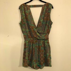 Francesca’s Low Cut Romper